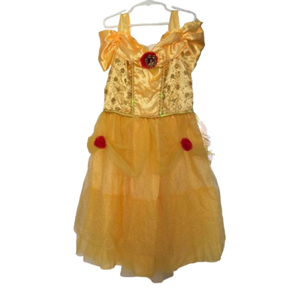 Beauty & The Beast Belle Dress Cosplay Dress Up Play Child Size M 7-8